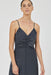 FLICKER MAXI SLIP DRESS | SMOKE - THIRD FORM