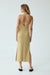 THIRD FORM FORM CROSS BACK MIDI DRESS | KHAKI