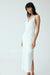THIRD FORM FORM CROSS BACK MIDI DRESS | OFF WHITE