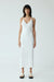 THIRD FORM FORM CROSS BACK MIDI DRESS | OFF WHITE