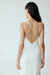 THIRD FORM FORM CROSS BACK MIDI DRESS | OFF WHITE