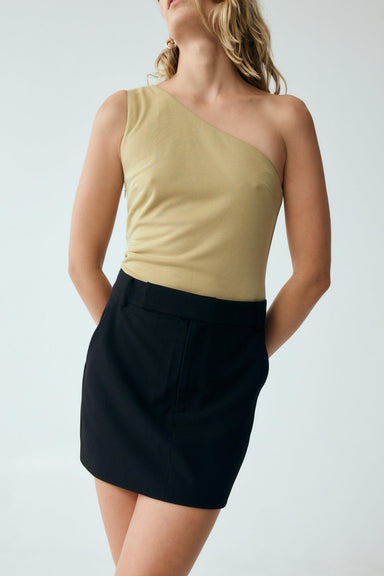 THIRD FORM FORM ONE SHOULDER TOP | KHAKI