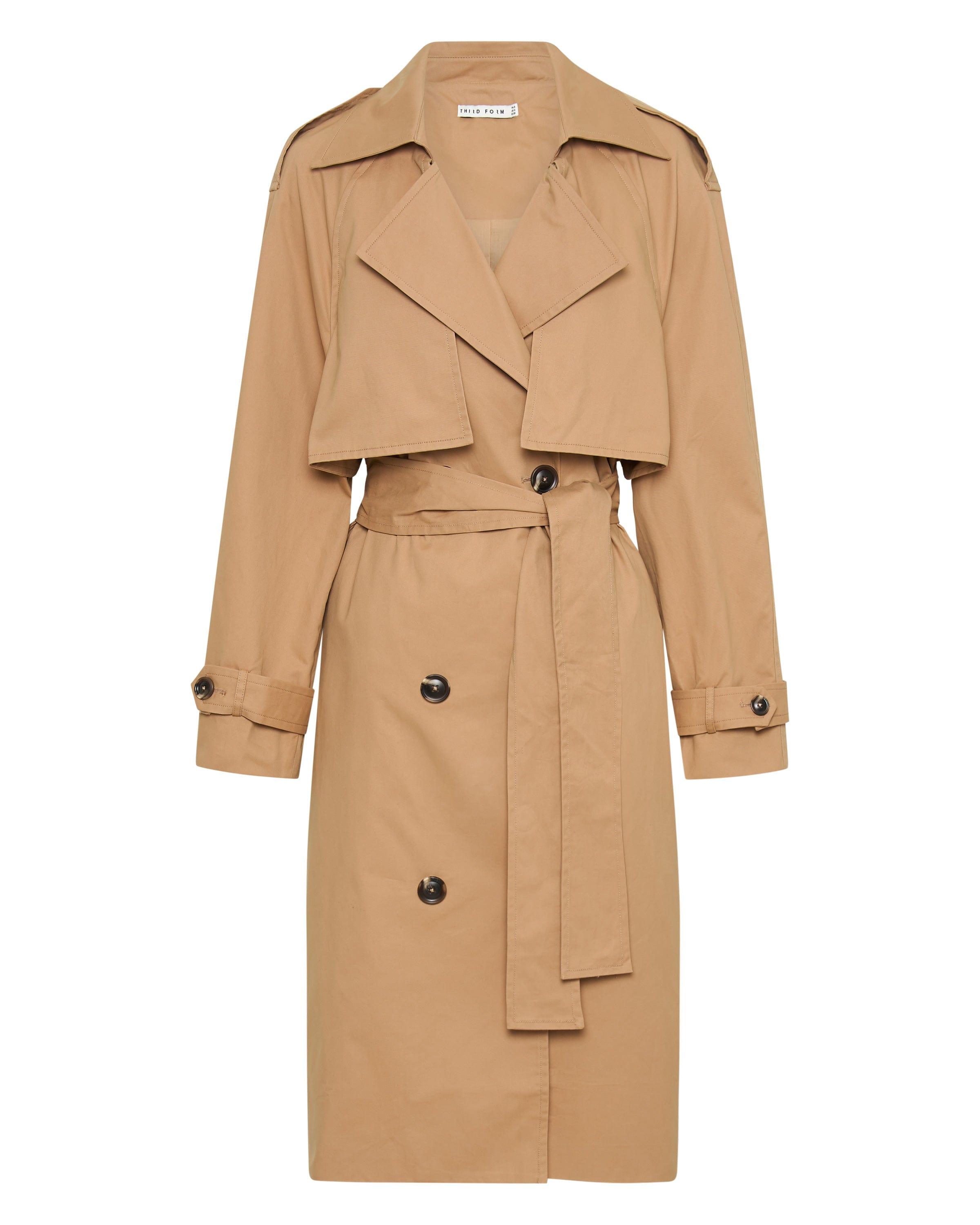 FRONTIER TRENCH COAT CAMEL — THIRD FORM - Main Image