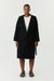 FRONTIER TRENCH JACKET | BLACK - THIRD FORM
