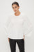 THIRD FORM FULL FORM SHIRRED BLOUSE | OFF WHITE | FINAL SALE