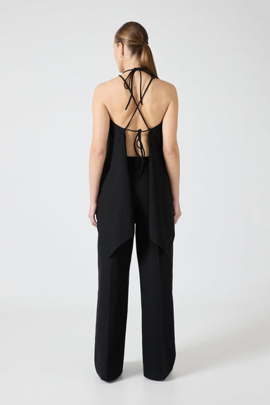 FUSION DRAPE TOP | BLACK - THIRD FORM
