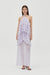 GAIA TIERED MAXI DRESS | LILAC SPOT - THIRD FORM