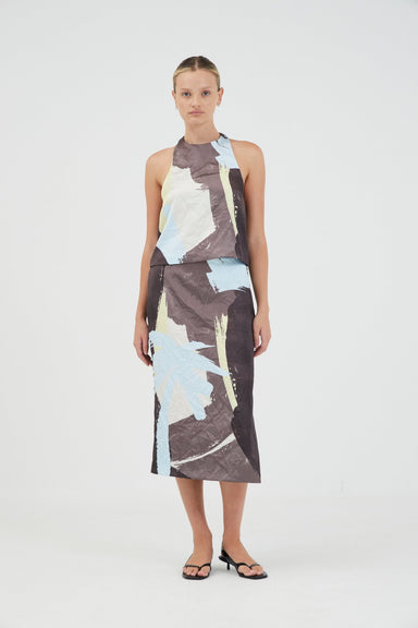 HAVEN HALTER TOP | HAVEN PRINT - THIRD FORM