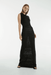 HAZE KNIT MAXI TANK DRESS | BLACK - THIRD FORM