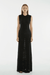 HAZE KNIT MAXI TANK DRESS | BLACK - THIRD FORM