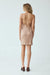 THIRD FORM HEAVY METAL KNIT COWL MINI SLIP | ROSE GOLD