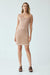 THIRD FORM HEAVY METAL KNIT COWL MINI SLIP | ROSE GOLD
