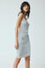 THIRD FORM HEAVY METAL KNIT COWL MINI SLIP | SILVER