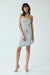 THIRD FORM HEAVY METAL KNIT COWL MINI SLIP | SILVER