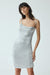 THIRD FORM HEAVY METAL KNIT COWL MINI SLIP | SILVER