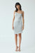 THIRD FORM HEAVY METAL KNIT COWL MINI SLIP | SILVER