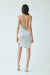 THIRD FORM HEAVY METAL KNIT COWL MINI SLIP | SILVER