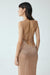 THIRD FORM HEAVY METAL KNIT COWL SLIP | ROSE GOLD