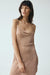 THIRD FORM HEAVY METAL KNIT COWL SLIP | ROSE GOLD