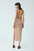 THIRD FORM HEAVY METAL KNIT COWL SLIP | ROSE GOLD
