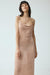 THIRD FORM HEAVY METAL KNIT COWL SLIP | ROSE GOLD