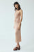 THIRD FORM HEAVY METAL KNIT COWL SLIP | ROSE GOLD