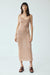 THIRD FORM HEAVY METAL KNIT COWL SLIP | ROSE GOLD