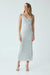 THIRD FORM HEAVY METAL KNIT COWL SLIP | SILVER