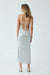 THIRD FORM HEAVY METAL KNIT COWL SLIP | SILVER