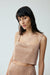 THIRD FORM HEAVY METAL KNIT MAXI SKIRT | ROSE GOLD