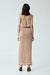 THIRD FORM HEAVY METAL KNIT MAXI SKIRT | ROSE GOLD