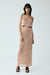 THIRD FORM HEAVY METAL KNIT MAXI SKIRT | ROSE GOLD
