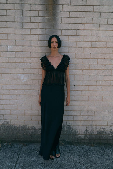 THIRD FORM HELD FLOOR LENGTH DRESS | ECLIPSE