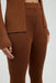 HOOKED IN KNIT FLARE PANT | CINNAMON - THIRD FORM