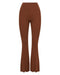 HOOKED IN KNIT FLARE PANT | CINNAMON - THIRD FORM
