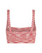THIRD FORM HORIZON KNIT BRA-LET | PINK TO RED