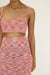THIRD FORM HORIZON KNIT BRA-LET | PINK TO RED