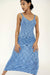 THIRD FORM HORIZON KNIT FLARE OUT SLIP DRESS | BLUES