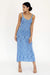 THIRD FORM HORIZON KNIT FLARE OUT SLIP DRESS | BLUES