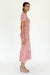 THIRD FORM HORIZON KNIT FLARE OUT TEE DRESS | PINK TO RED