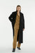IMMERSION DOUBLE BREASTED COAT | BLACK - THIRD FORM