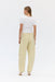 THIRD FORM IMPRINT TAILORED COTTON TROUSER | FAWN
