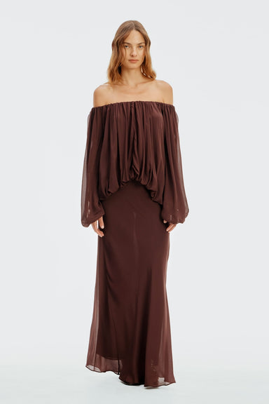 THIRD FORM In Passing Off Shoulder Blouse | Truffle