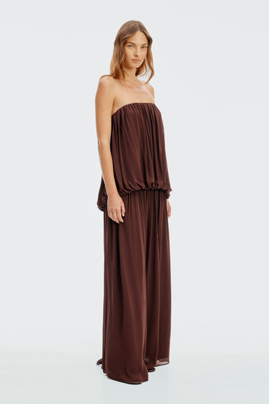 THIRD FORM In Passing Strapless Maxi | Truffle