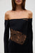 INHALE PANEL OFF SHOULDER DRESS | INK - THIRD FORM