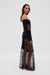 INHALE PANEL OFF SHOULDER DRESS | INK - THIRD FORM