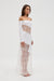 INHALE PANEL OFF SHOULDER DRESS | OPAL - THIRD FORM