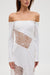 INHALE PANEL OFF SHOULDER DRESS | OPAL - THIRD FORM