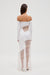 INHALE PANEL OFF SHOULDER DRESS | OPAL - THIRD FORM