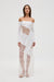INHALE PANEL OFF SHOULDER DRESS | OPAL - THIRD FORM